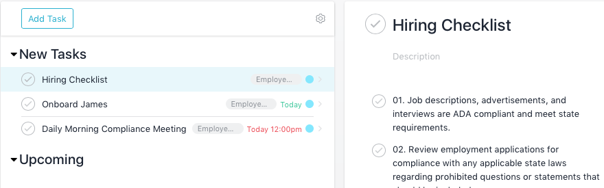 We tested Asana against our base case and liked how easy it was to communicate with team members.