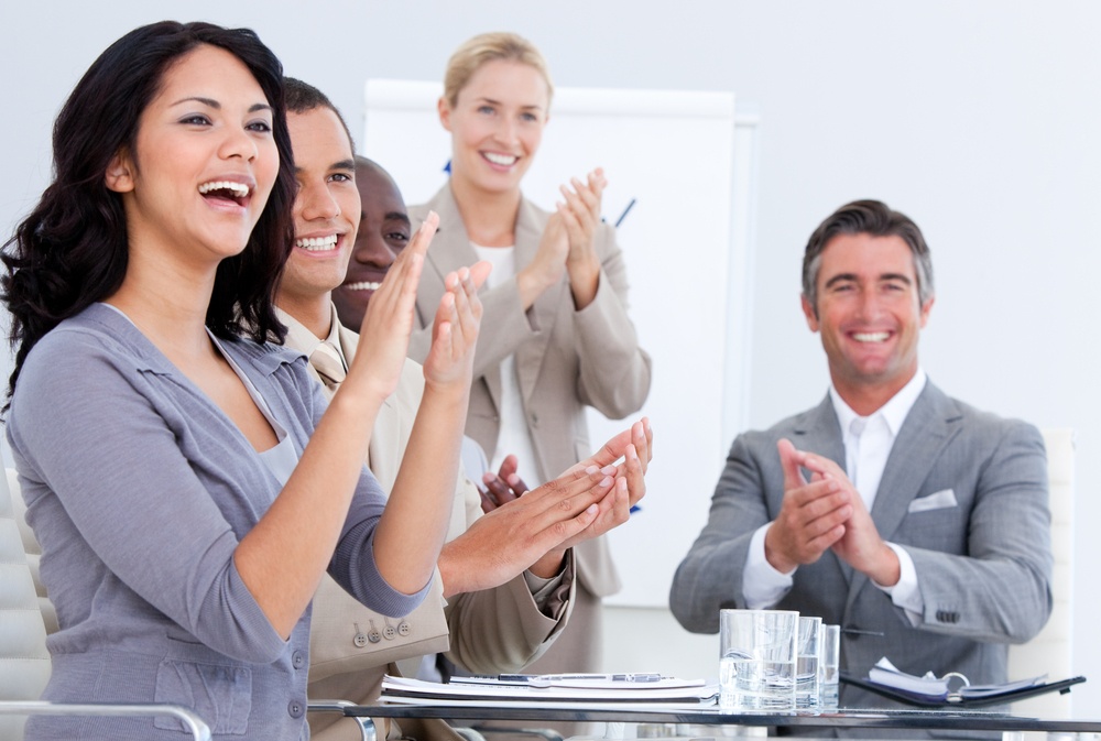 Employee recognition of a job well done can keep employees motivated and determined to succeed.